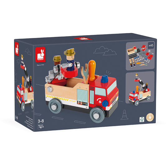 CAMION DE POMPIERS BRICOKIDS