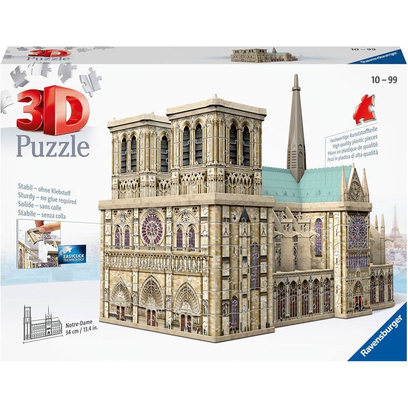 PUZZLE 3D 324 PIECES NOTRE DAME DE PARIS