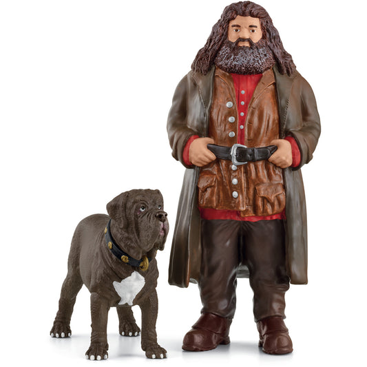 FIGURINE HAGRID + CROCKDUR HARRY POTTER