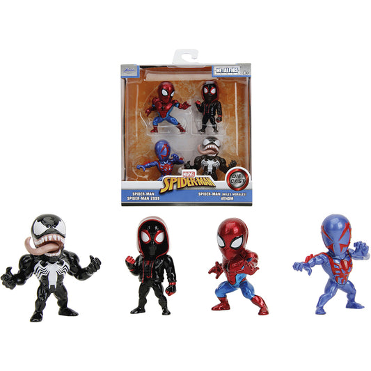 COFFRET DE 4 FIGURINES 6CM EN METAL