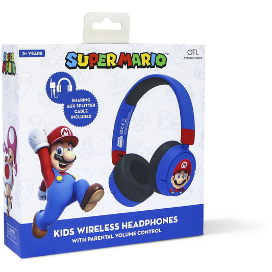 CASQUE AUDIO SANS FIL BLUETOOTH SUPER MARIO