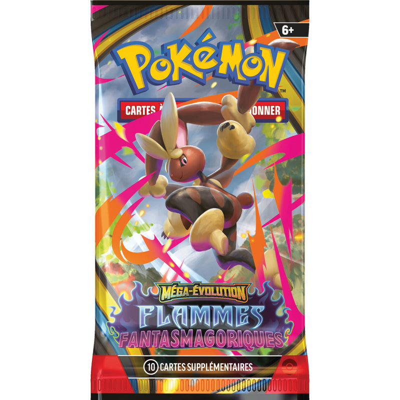 BOOSTER POKÉMON MÉGA-ÉVOLUTION FLAMMES FANTASMAGORIQUES