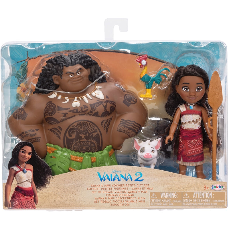 COFFRET FIGURINES VAIANA & MAUI