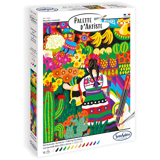 PALETTE D'ARTISTE MARCHÉ MEXICAIN