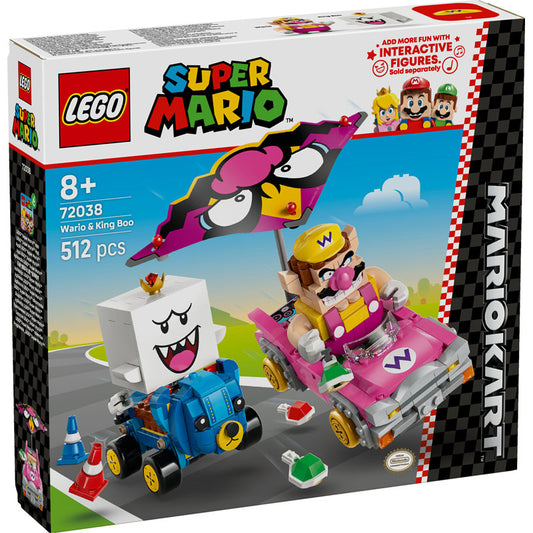 WARIO ET ROI BOO SUPER MARIO