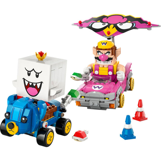 WARIO ET ROI BOO SUPER MARIO