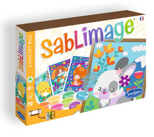 SABLIMAGE CONCEPT'BOX ANIMAUX CALINS